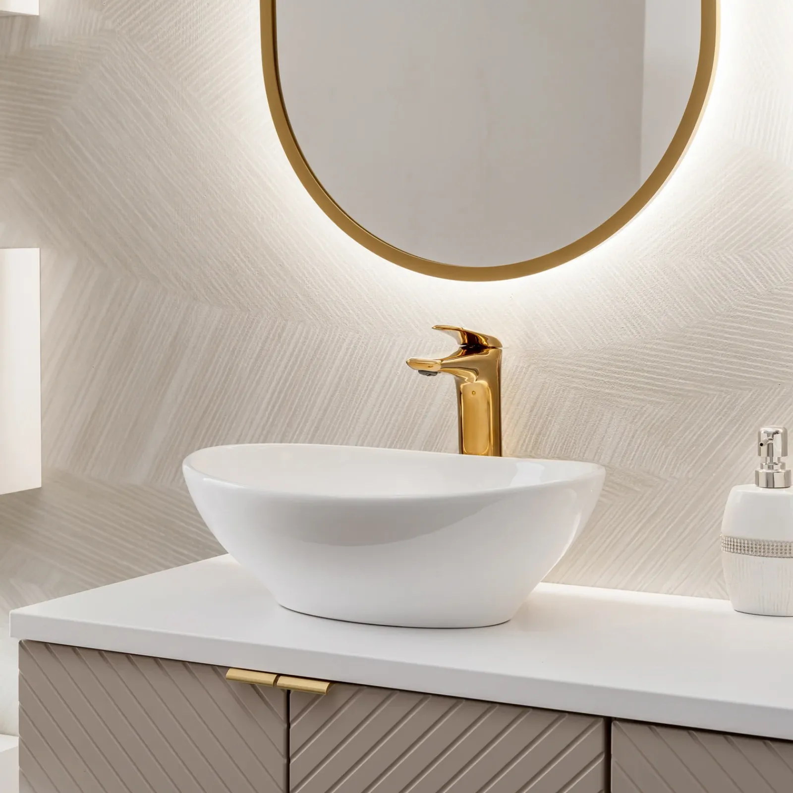 Garnero Arredamenti Lavabi Bagno-Lavabo bagno da appoggio 41x33cm ceramica bianco Shell