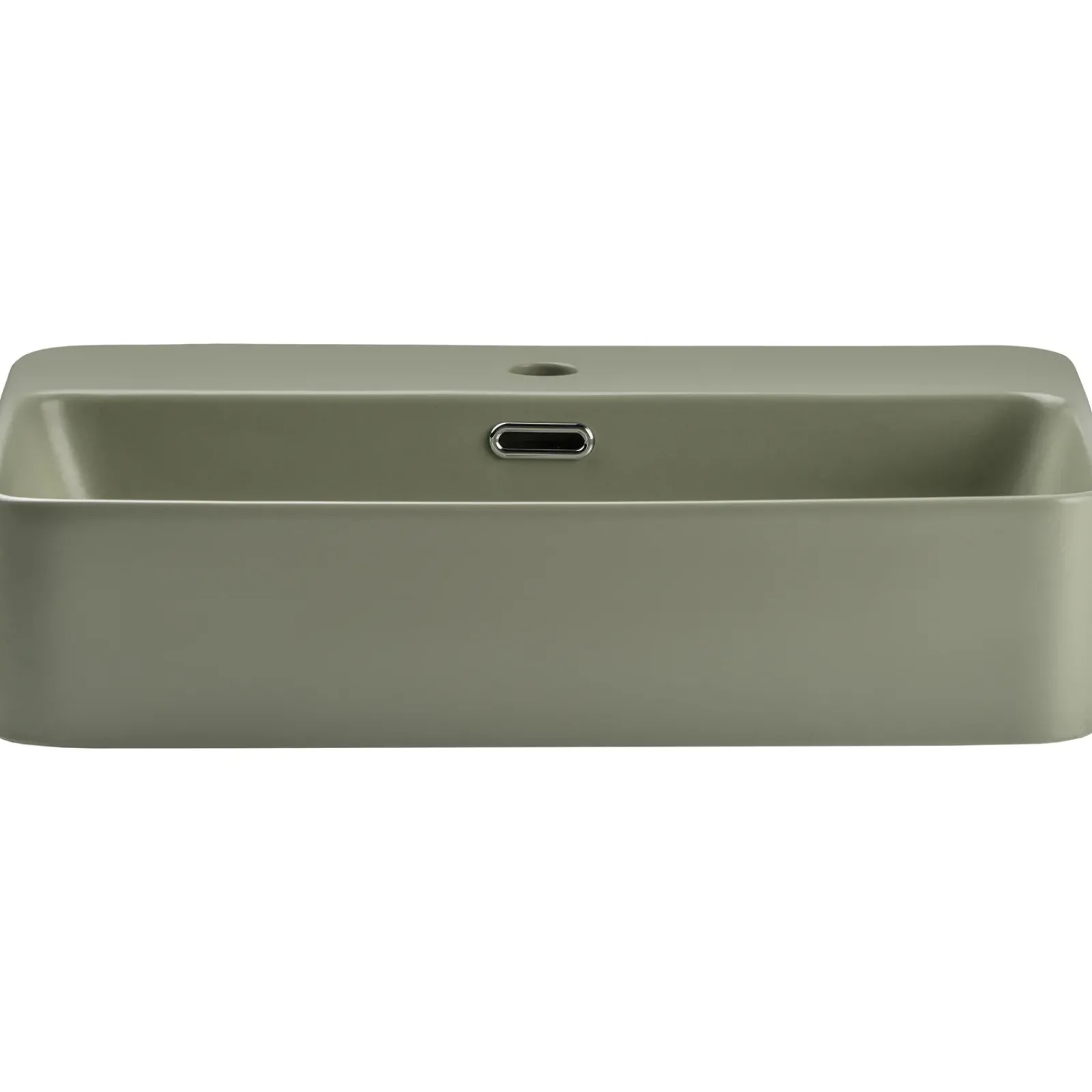 Garnero Arredamenti Lavabi Bagno-Lavabo bagno da appoggio 55x38cm ceramica Spigol Verde