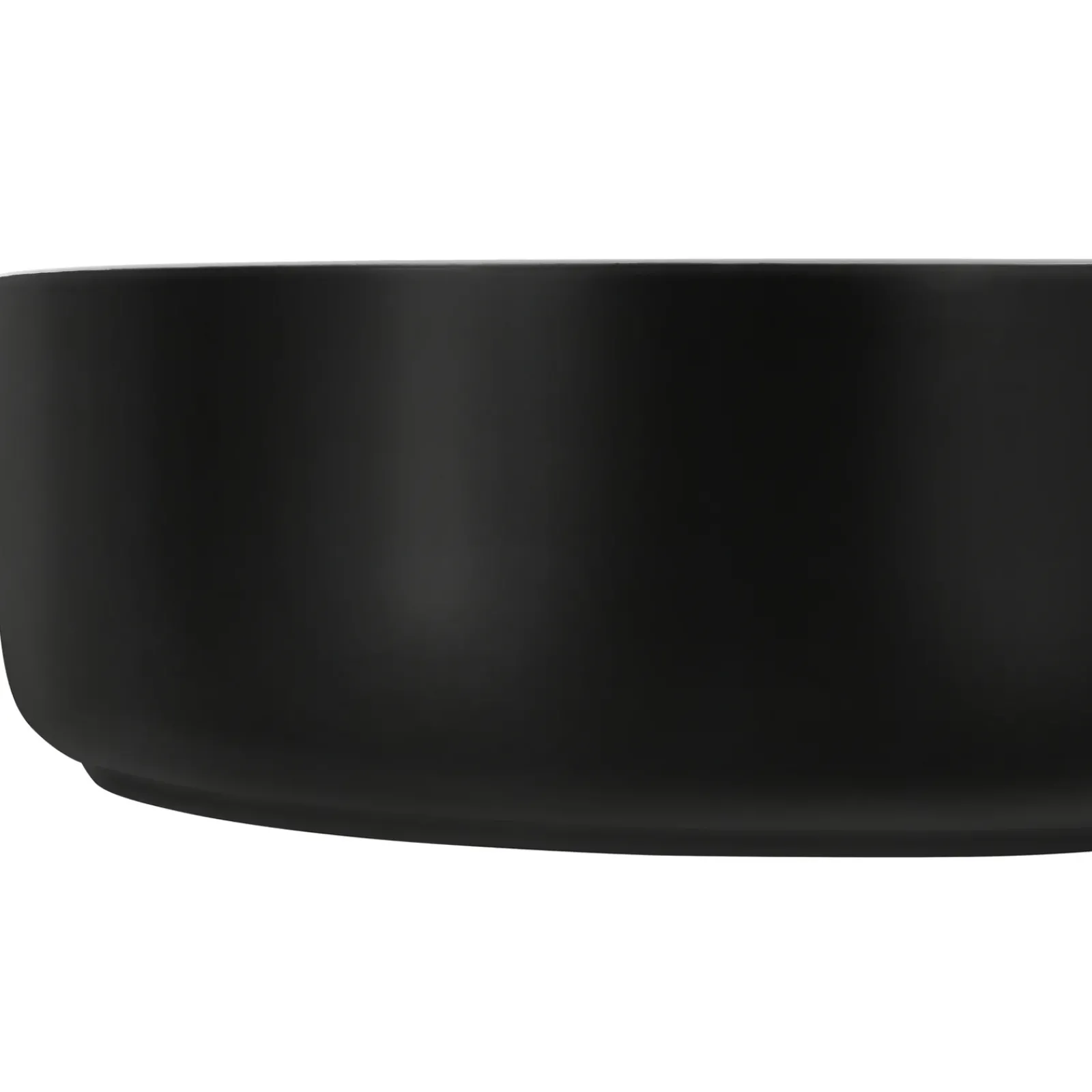 Garnero Arredamenti Lavabi Bagno-Lavabo bagno da appoggio 36x36cm ceramica nero Bolly