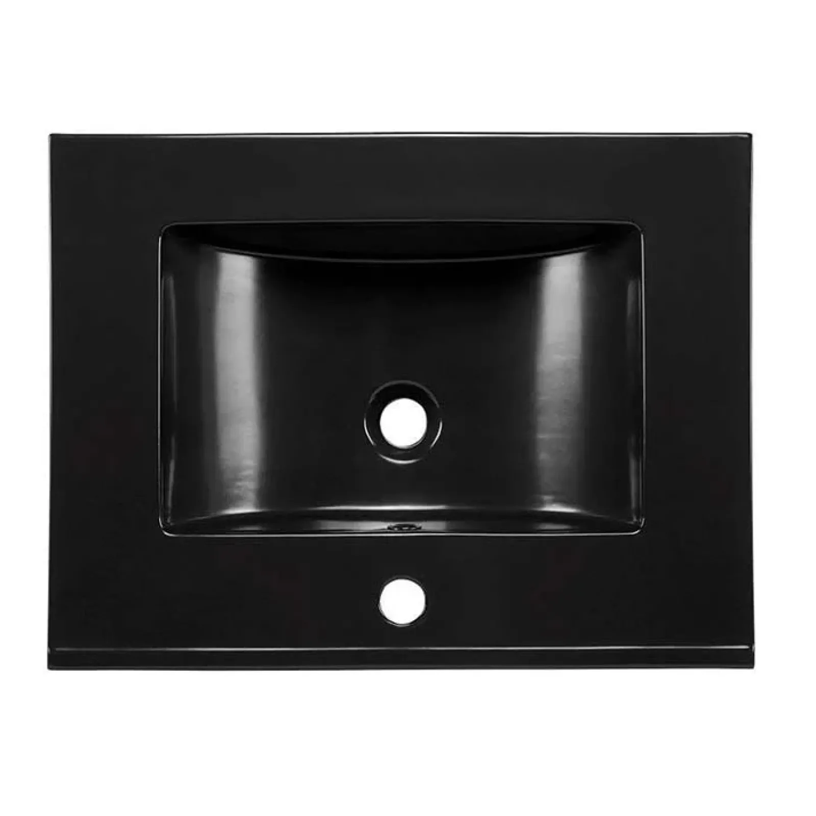 Garnero Arredamenti Lavabi Bagno-Lavabo bagno da incasso 81x46cm ceramica nera Maverick