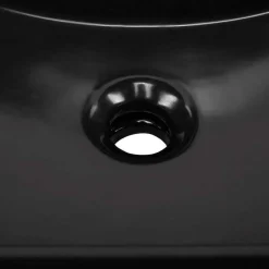 Garnero Arredamenti Lavabi Bagno-Lavabo bagno da incasso 81x46cm ceramica nera Maverick
