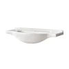Garnero Arredamenti Lavabi Bagno-Lavabo bagno da incasso 85x49cm in ceramica bianco Alexia