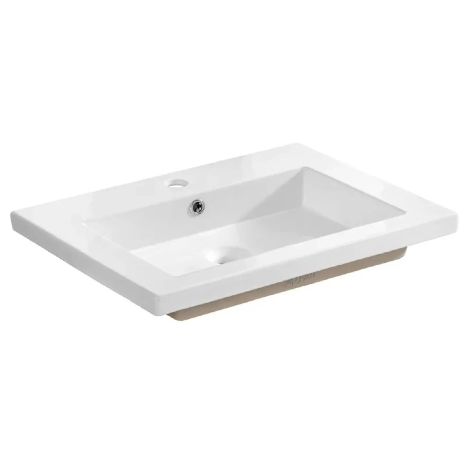 Garnero Arredamenti Lavabi Bagno-Lavabo bagno da incasso 46x61cm rettangolare bianco Ceci