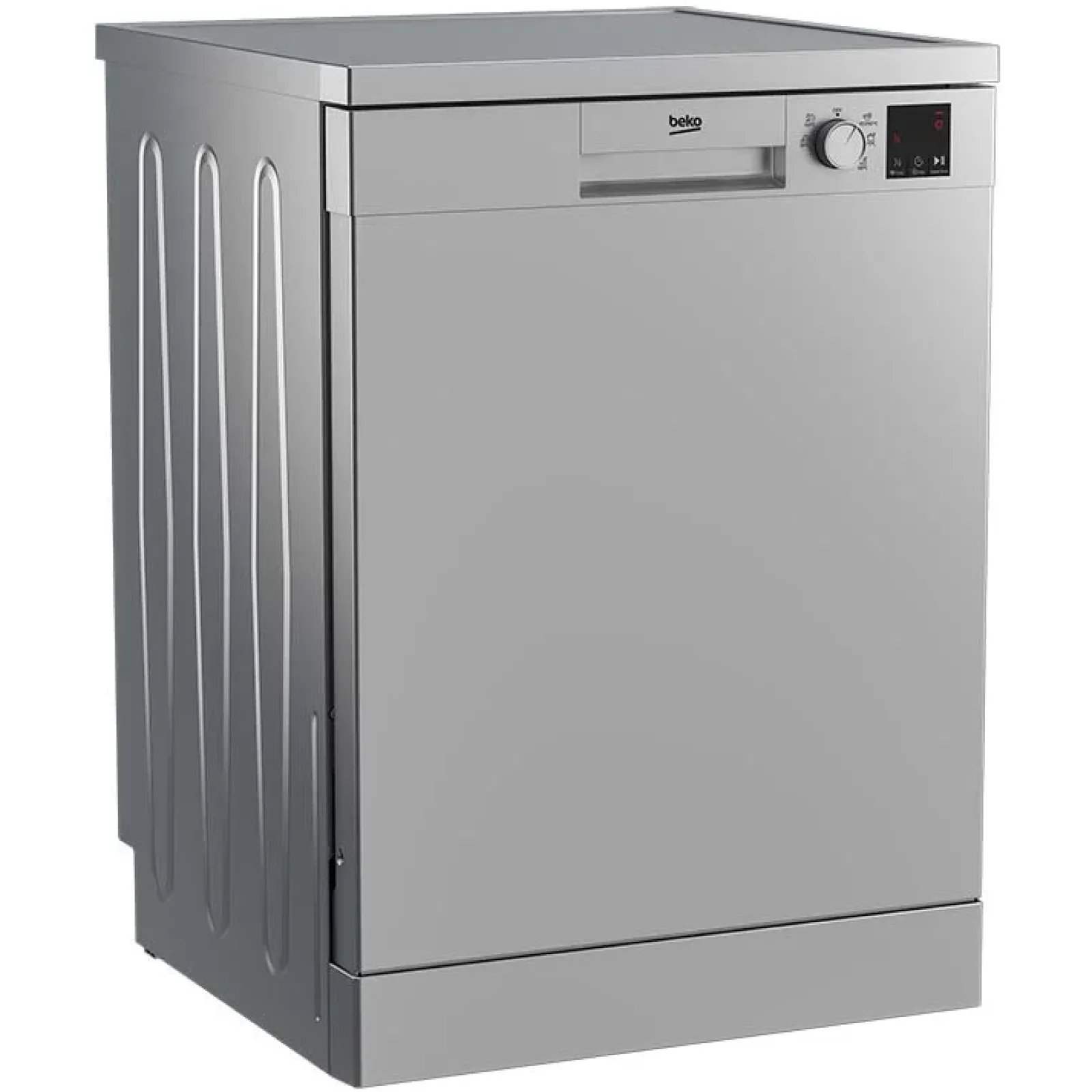 Garnero Arredamenti Elettrodomestici-Lavastoviglie con display LED 60x85cm inox grigio Beko