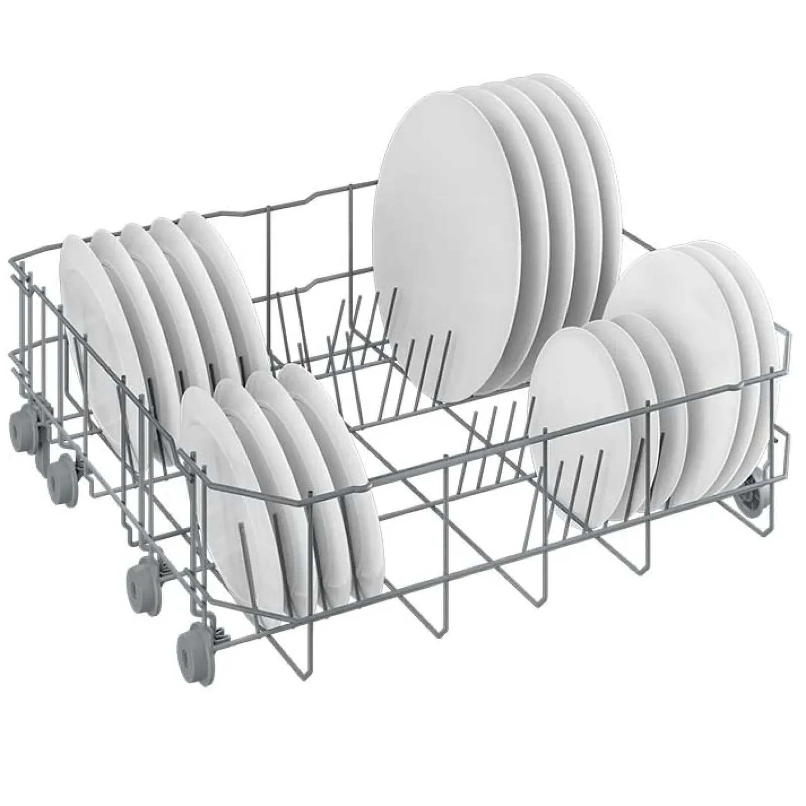 Garnero Arredamenti Elettrodomestici-Lavastoviglie con display LED 60x85cm inox grigio Beko