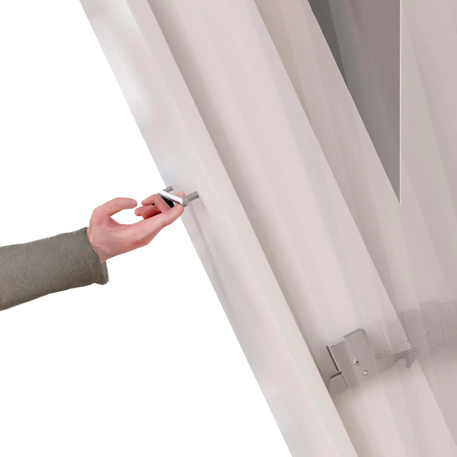 Garnero Arredamenti Letti A Scomparsa|Letti Singoli-Letto a scomparsa orizzontale 90x200 cm singolo bianco Chimera