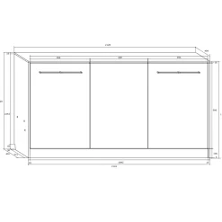 Garnero Arredamenti Letti A Scomparsa|Letti Singoli-Letto a scomparsa orizzontale 90x200cm singolo rovere chiaro beige sabbia Alvin Gihome® Rovere - Beige