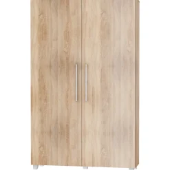 Garnero Arredamenti Letti Per Cameretta|Letti A Scomparsa-Letto a scomparsa verticale 120x200cm piazza e mezza sonoma Calvin Gihome® Rovere