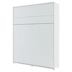 Garnero Arredamenti Letti A Scomparsa|Letti Matrimoniali-Letto a scomparsa verticale 160x200 cm matrimoniale bianco Camelio