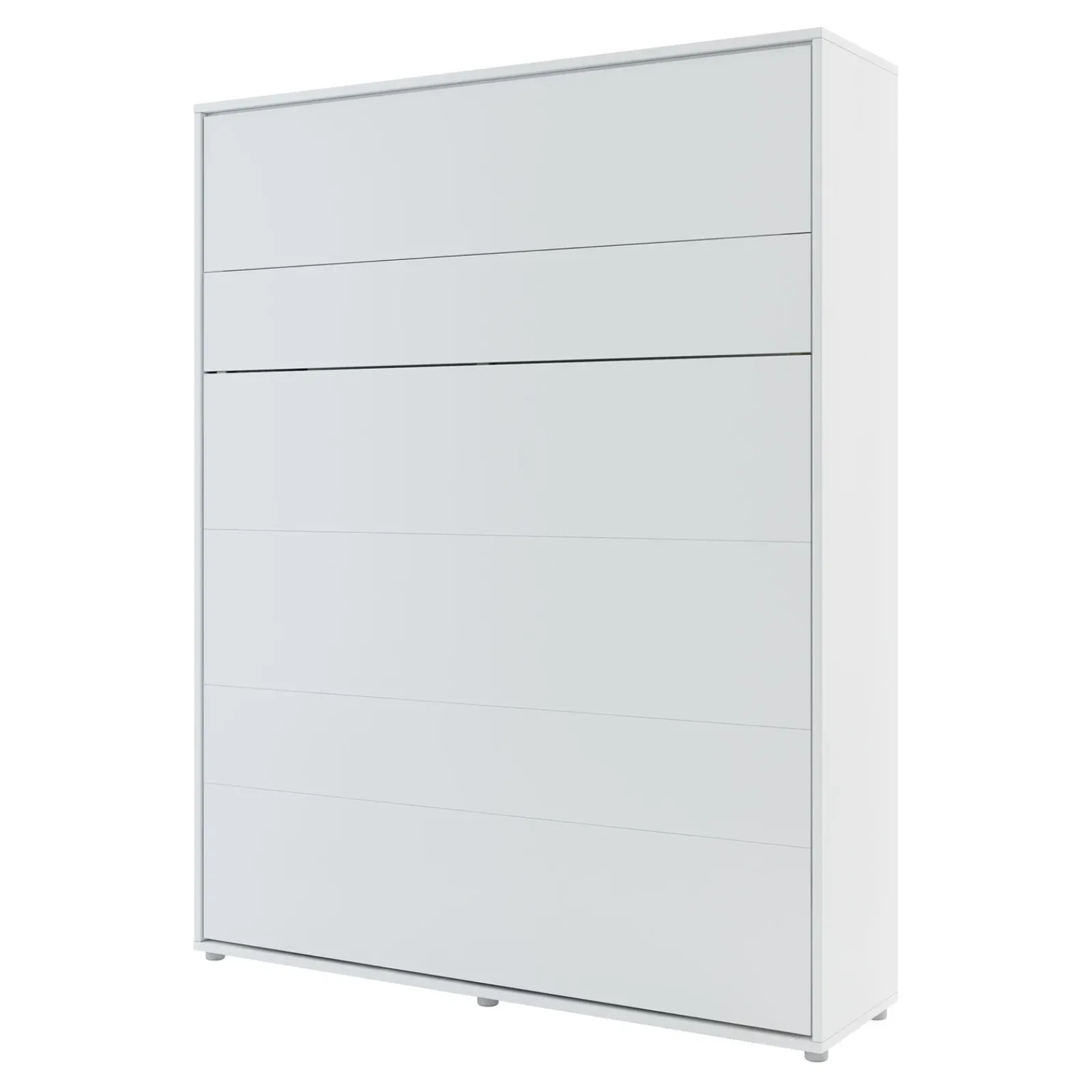 Garnero Arredamenti Letti A Scomparsa|Letti Matrimoniali-Letto a scomparsa verticale 160x200 cm matrimoniale bianco Camelio