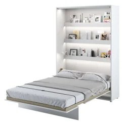 Garnero Arredamenti Letti Oversize-Letto a scomparsa verticale 180x200 cm matrimoniale oversize bianco Camelio