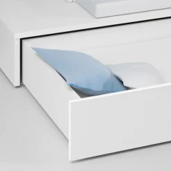 Garnero Arredamenti Letti A Castello|Letti A Castello-Letto a soppalco con armadio 324x180cm bianco 2 letti Diego Gihome® Bianco Lucido