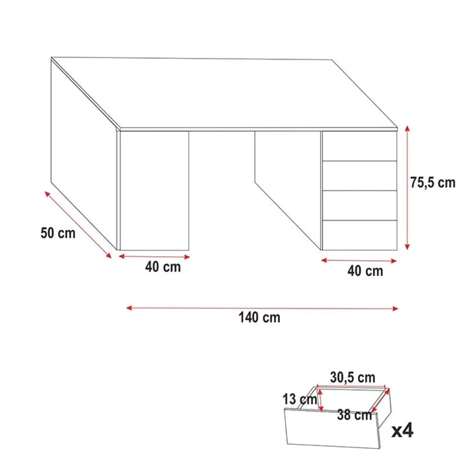Garnero Arredamenti Letti A Castello|Letti A Castello-Letto a soppalco con armadio 254x120cm bianco Simone Gihome® Bianco Lucido