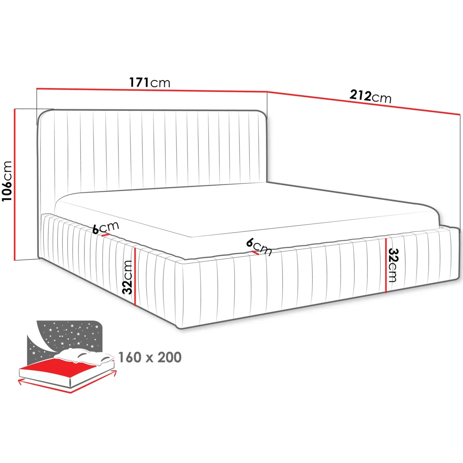 Garnero Arredamenti Letti Matrimoniali|Letti Matrimoniali-Letto contenitore matrimoniale 160x200 imbottito velluto rosa Poffi Tessuto Vellutato Lucido Rosa