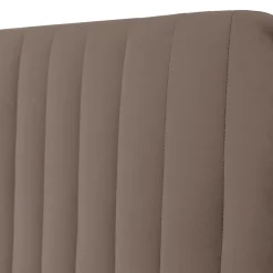 Garnero Arredamenti Letti Matrimoniali|Letti Matrimoniali-Letto contenitore matrimoniale 160x200 imbottito velluto marrone Poffi Tessuto Vellutato Lucido Marrone