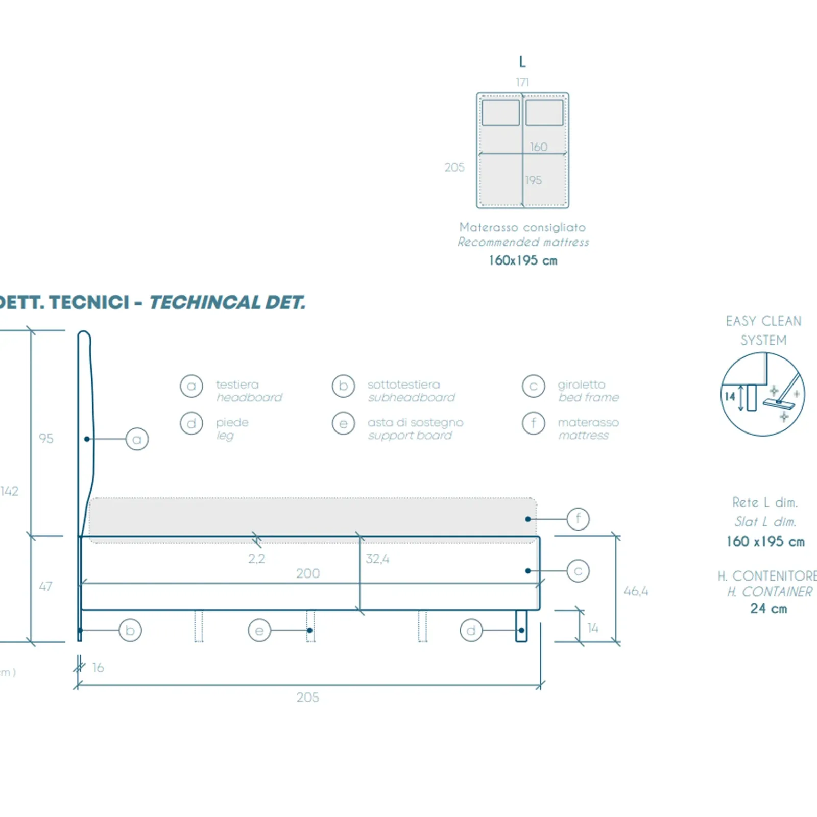 Garnero Arredamenti Letti Matrimoniali|Letti Matrimoniali-Letto contenitore matrimoniale 160x195 imbottito tessuto tortora SleepSolutions Tessuto Velluto Tortora