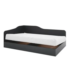 Garnero Arredamenti Letti Per Cameretta|Letti Per Bambini E Ragazzi-Letto contenitore singolo 82x190cm Alex Gihome® Antracite