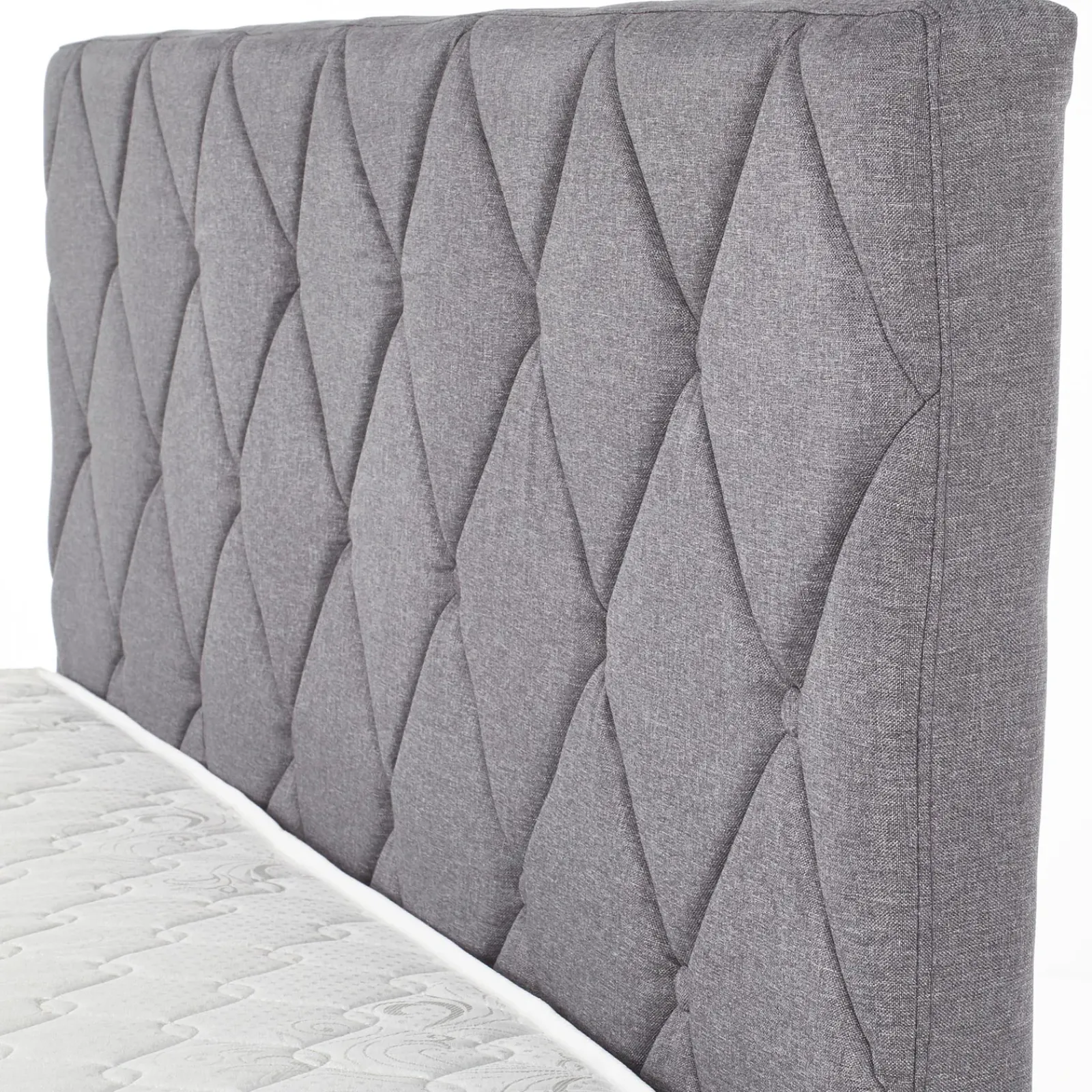 Garnero Arredamenti Letti Matrimoniali|Letti Matrimoniali-Letto matrimoniale con cassettoni 160x200cm grigio nero Galileo