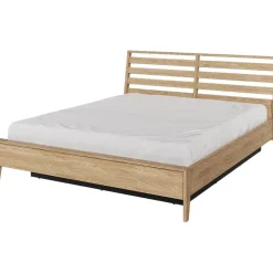 Garnero Arredamenti Letti Matrimoniali|Letti Matrimoniali-Letto matrimoniale contenitore 160x200cm rovere Noor