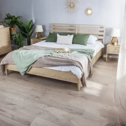 Garnero Arredamenti Letti Matrimoniali|Letti Matrimoniali-Letto matrimoniale contenitore 160x200cm rovere Noor