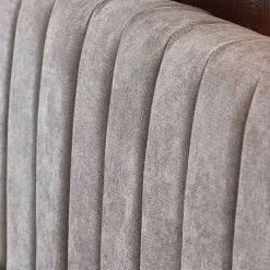 Garnero Arredamenti Letti Matrimoniali|Letti Matrimoniali-Letto matrimoniale imbottito 160x200cm grigio chiaro Varano