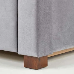 Garnero Arredamenti Letti Matrimoniali|Letti Matrimoniali-Letto matrimoniale in tessuto con cassetti 160x200cm Ravello Gihome® Grigio