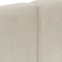 Garnero Arredamenti Letti Oversize-Letto matrimoniale oversize 180x200 cm con rete contenitore imbottito beige Cometa Tessuto Paros Beige