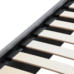 Garnero Arredamenti Letti Matrimoniali|Letti Matrimoniali-Letto matrimoniale 160x200 cm con rete a doghe imbottito grigio Dreama