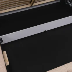 Garnero Arredamenti Letti Oversize-Letto oversize 180x200cm con rete contenitore imbottito tessuto bouclé rosa Aluna Tessuto Abriamo Rosa