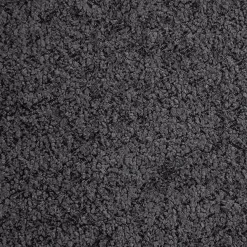 Garnero Arredamenti Letti Oversize-Letto oversize 180x200cm con rete contenitore imbottito tessuto bouclé nero Aluna Tessuto Abriamo nero