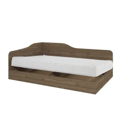 Garnero Arredamenti Letti Per Bambini E Ragazzi|Letti Per Bambini E Ragazzi-Letto singolo contenitore 82x190cm Alex Gihome® Noce