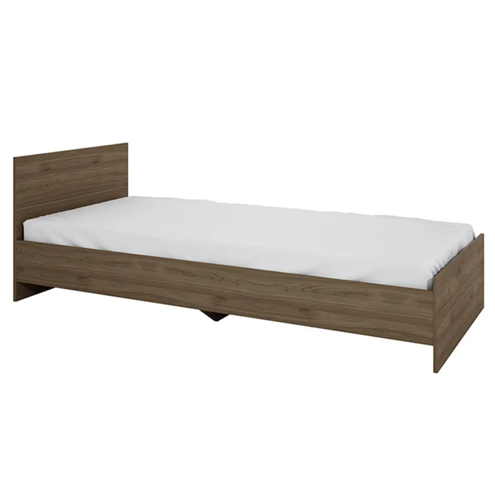 Garnero Arredamenti Letti Per Bambini E Ragazzi|Letti Per Bambini E Ragazzi-Letto singolo 90x200cm moderno Marco Noce