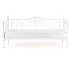 Garnero Arredamenti Letti Per Bambini E Ragazzi|Letti Per Bambini E Ragazzi-Letto singolo 90x200cm moderno con testiera bianco Azahara Bianco Opaco