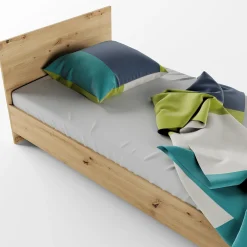 Garnero Arredamenti Letti Per Bambini E Ragazzi|Letti Per Bambini E Ragazzi-Letto singolo 90x200cm moderno Marco Rovere Rustico