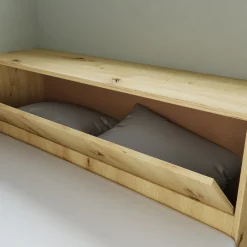 Garnero Arredamenti Letti Per Cameretta|Letti Per Bambini E Ragazzi-Letto 120x190cm contenitore una piazza e mezza con comò Joel Rovere Rustico