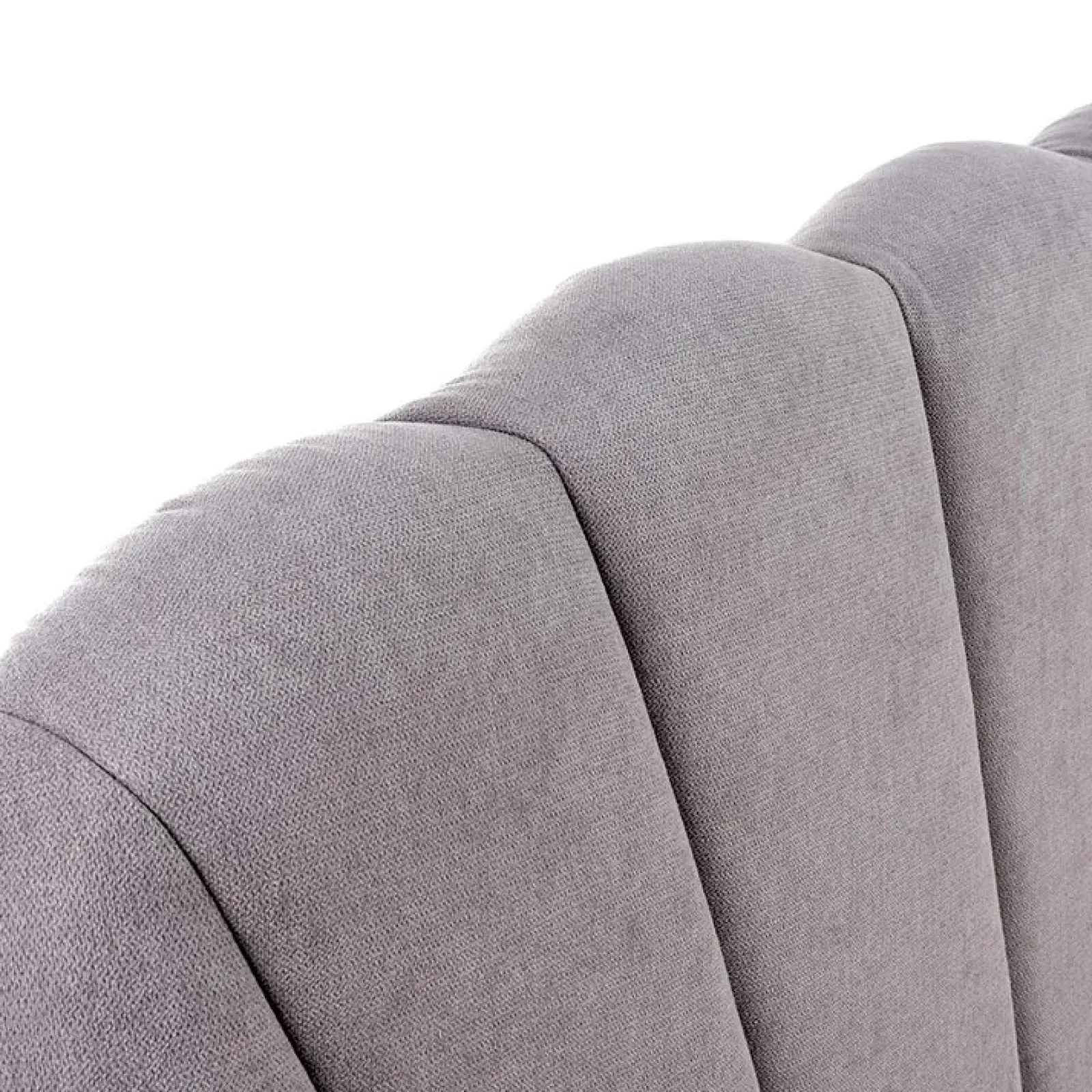 Garnero Arredamenti Letti Matrimoniali|Letti Matrimoniali-Letto 160x200cm matrimoniale imbottito con cassetto grigio chiaro Mezzola