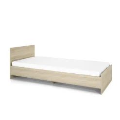 Garnero Arredamenti Letti Per Cameretta|Letti Singoli-Letto 90x200cm singolo moderno sonoma Marco Gihome® Rovere