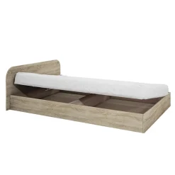 Garnero Arredamenti Letti Per Cameretta|Letti Piazza E Mezza-Letto 120x190cm una piazza e mezza contenitore sonoma Carducci Rovere