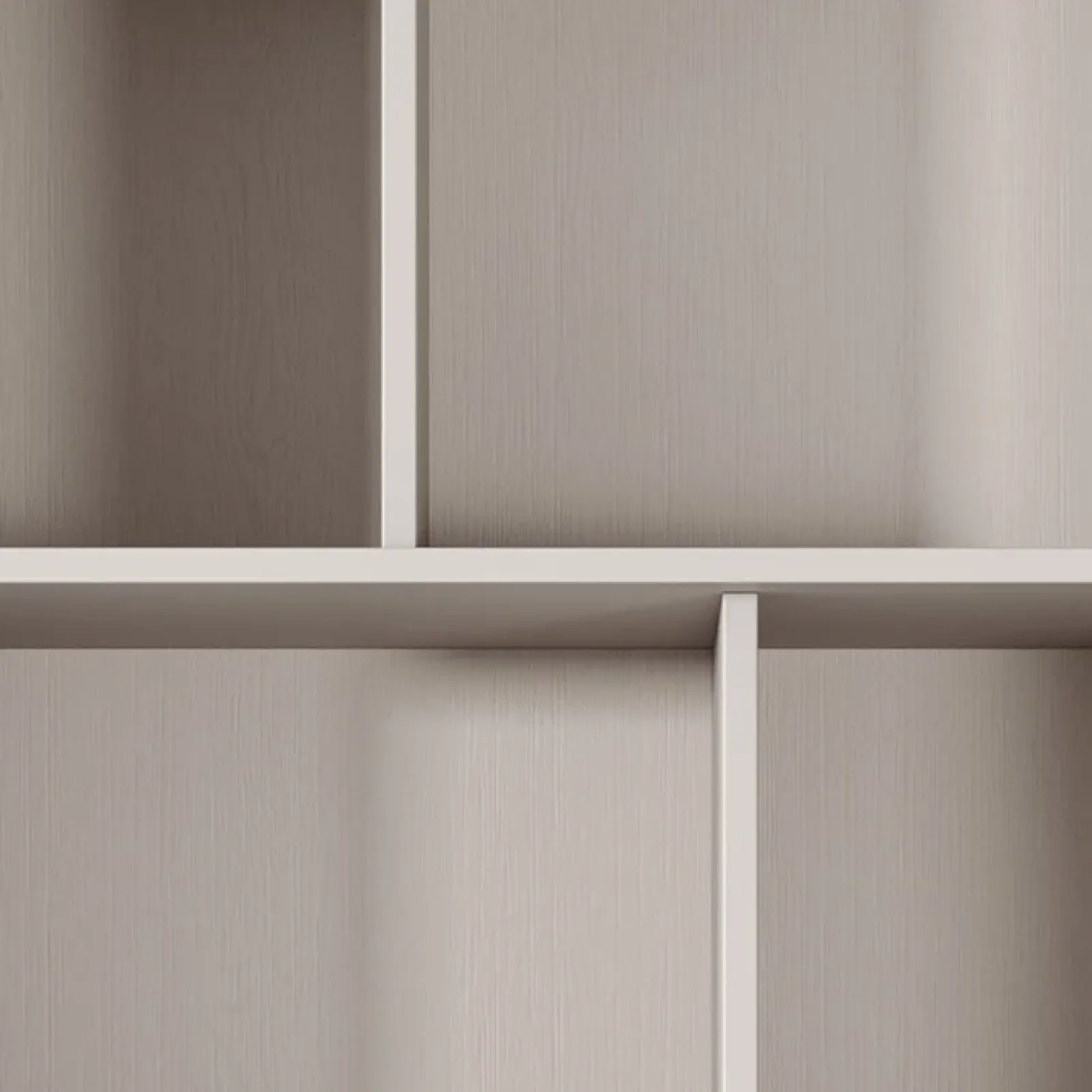 Garnero Arredamenti Librerie|Librerie-Libreria 88x194h cm 2 cassetti 8 vani a giorno cannettato Ramis Beige