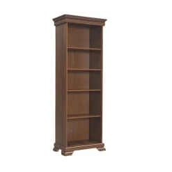 Garnero Arredamenti Librerie Ufficio|Librerie-Libreria 68x193h cm 5 ripiani arte povera quercia Kelly Noce