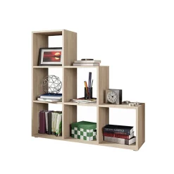 Garnero Arredamenti Librerie|Librerie-Libreria 105x108h cm 6 vani a giorno moderna Reading Rovere