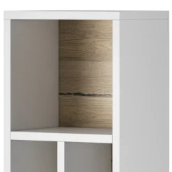 Garnero Arredamenti Librerie|Librerie-Libreria 32x159h cm moderna design bianco rovere Tahiti