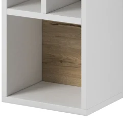 Garnero Arredamenti Librerie|Librerie-Libreria 32x159h cm moderna design bianco rovere Tahiti