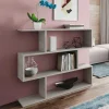 Garnero Arredamenti Librerie Ufficio|Librerie-Libreria 110x97h cm moderna design soggiorno cemento Sakura