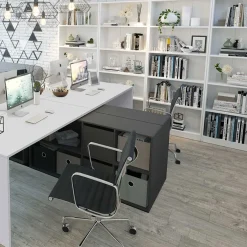 Garnero Arredamenti Librerie Ufficio|Librerie-Libreria 80x201h cm moderna soggiorno bianco opaco Allan