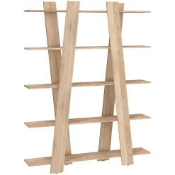 Garnero Arredamenti Librerie|Librerie-Libreria 150x194h cm moderna soggiorno chiaro Cosmo Rovere