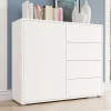 Garnero Arredamenti Madie Moderne|Madie Moderne-Madia 100x93h cm 1 anta 4 cassetti moderna bianco Eindhoven