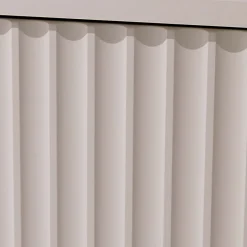 Garnero Arredamenti Madie Moderne|Madie Moderne-Madia 107x80h cm 1 anta 2 cassetti cannettato moderna beige Vanessa