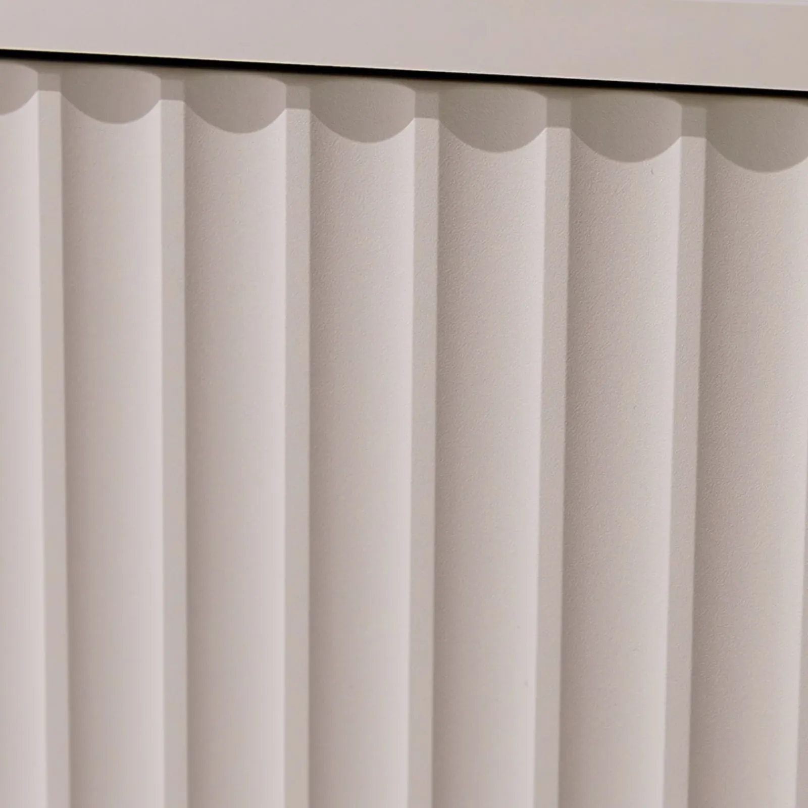 Garnero Arredamenti Madie Moderne|Madie Moderne-Madia 107x80h cm 1 anta 2 cassetti cannettato moderna beige Vanessa