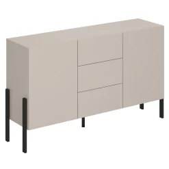 Garnero Arredamenti Credenze Moderne|Madie Moderne-Madia 150x90h cm 2 ante 3 cassetti moderna cashmere Simple Beige
